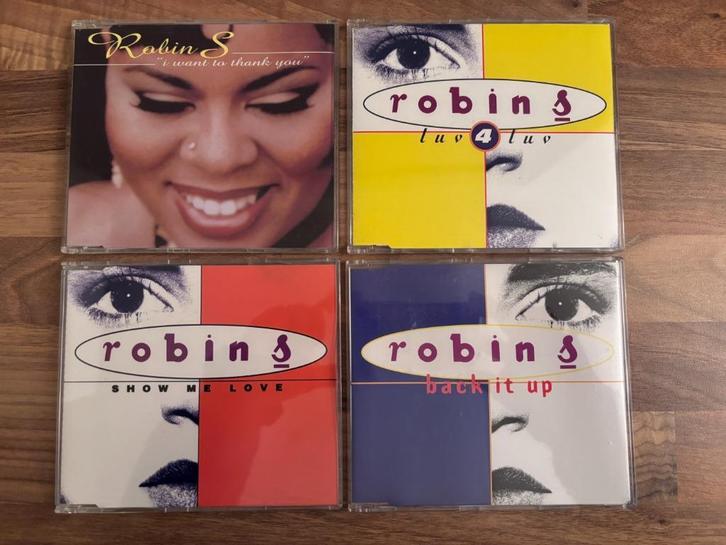 Robin S CD Single Collectie (4 stuks), Cd's en Dvd's, Cd Singles, Zo goed als nieuw, Pop, 2 t/m 5 singles, Ophalen of Verzenden