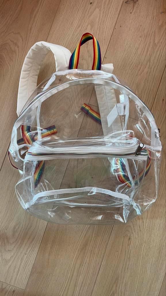 Eastpak transparante rugtas 24L (nieuw), Sieraden, Tassen en Uiterlijk, Tassen | Rugtassen, Nieuw, Eastpak, 30 tot 45 cm, Ophalen of Verzenden
