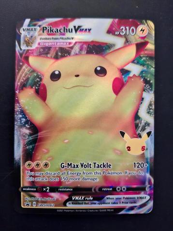 Pikachu VMAX SWSH062 - Pokémonkaart beschikbaar voor biedingen