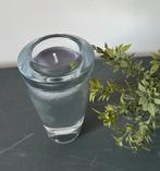 Leonardo kristallen kaarsenhouder – omkeerbaar design, Ophalen of Verzenden, Zo goed als nieuw, Overige materialen, Minder dan 25 cm