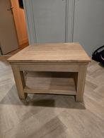 2 Massief Houten Bijzettafels - 60x60x40, Huis en Inrichting, Tafels | Salontafels, Ophalen of Verzenden