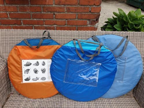 pop up strandtent wind/privacy, Caravans en Kamperen, Tenten, tot en met 2, Gebruikt, Ophalen of Verzenden