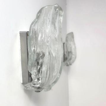 Vintage wandlampen design kalmar 70's chrome  beschikbaar voor biedingen