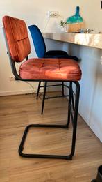 Haco barstoel terra velvet, Huis en Inrichting, Stoelen, Ophalen, Gebruikt, Overige kleuren, Eén