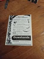 Advertentie van Ouwehand s dierenpark Rhenen 1954, Ophalen of Verzenden, Zo goed als nieuw, Insect