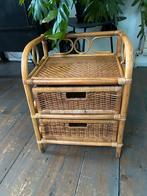 Vintage Rotan Tiki Bamboe Kastje, Ophalen, Huis en Inrichting