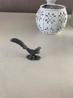 Letterbak fazant tin denk ik  Miniatuur, Antiek en Kunst, Antiek | Tin, Ophalen of Verzenden