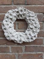 Krans hortensiakrans wanddecoratie betonnen beeld tuinbeeld, Ophalen of Verzenden, Nieuw