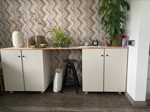 2 Ivar ikea kasten met bovenplank op maat, Huis en Inrichting, Kasten | Dressoirs, 50 tot 100 cm, 25 tot 50 cm, Met deur(en), Overige materialen