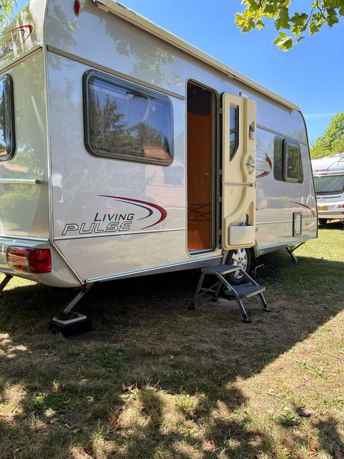 Hymer Eriba Living Pulse 465 Airco/mover/zakluifel en meer, Caravans en Kamperen, Caravans, Particulier, tot en met 4, Rondzit