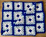 Gehaakte babydeken, Granny Squares, blauw, Ophalen of Verzenden, Nieuw, 70 tot 85 cm, Deken