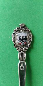 verzilverd lepeltje Echternach met stadswapen, Antiek en Kunst, Ophalen of Verzenden