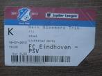 Voetbalticket FC Eindhoven - PSV 18-7-2012 deel 2, Ophalen of Verzenden, Gebruikt, PSV, Overige typen