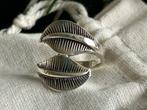 Leaf Ring 925 Sterling Zilver - Maat 17,75, Nieuw, Ophalen of Verzenden, 17 tot 18, Dame
