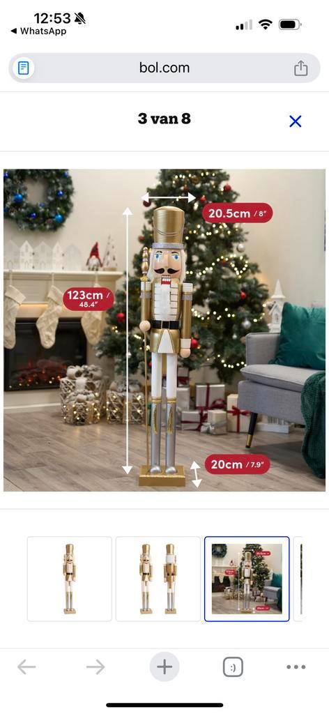 Notenkraker hout, Diversen, Kerst, Nieuw, Ophalen