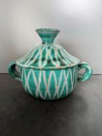 Robert Picault Vallauris Keramiek Pot met Deksel Frankrijk J, Antiek en Kunst, Antiek | Keramiek en Aardewerk, Ophalen of Verzenden