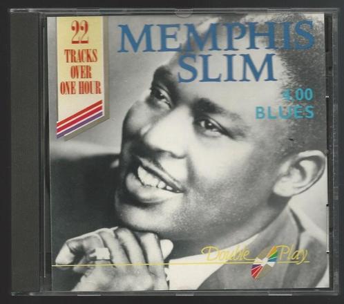 cd Memphis Slim - 4.00 Blues Double Play GRF059 Piano Blues, Cd's en Dvd's, Cd's | Jazz en Blues, Zo goed als nieuw, Blues, 1980 tot heden