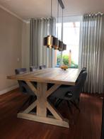Robuuste eettafel & kapstok set, Huis en Inrichting, Tafels | Eettafels, Ophalen, 200 cm of meer, 50 tot 100 cm, Vijf personen of meer