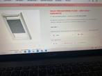Nieuw Velux Dakraam Gordijn Plissé Grijs GGU MK04, Doe-het-zelf en Verbouw, Rolluiken, Ophalen of Verzenden, Nieuw, Grijs, Minder dan 100 cm