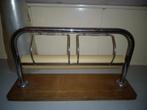 Vintage cadeaupapier rol houder verchroomd, Diversen, Ophalen, Gebruikt
