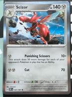 Pokemon - Scizor (OBF 141) Holo rare.., Ophalen of Verzenden, Nieuw, Losse kaart, Foil