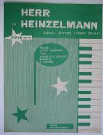 Harry Bannink Sheet Music - Herr Heinzelman, Gebruikt, Ophalen of Verzenden, Populair