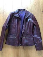 Bordeaux echt leren tussenjas/blazer SticksandStones maat 42, Maat 42/44 (L), Ophalen of Verzenden, Zo goed als nieuw, Sticks and stones