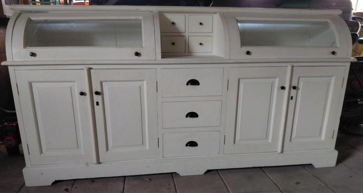 Mooie kast / grutterskast, 2 delen, opknapper, Huis en Inrichting, Kasten | Overige, Gebruikt, Ophalen