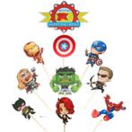 Diverse Nieuwe AVENGERS Taartdecoratie sets vanaf € 2,50, Hobby en Vrije tijd, Taarten en Cupcakes maken, Verzenden, Nieuw, Taarten of Cupcakes