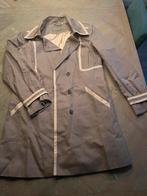 Mart Visser Trenchcoat grijs met ecru accenten maat 42, Ophalen of Verzenden, Zo goed als nieuw, Maat 42/44 (L), Grijs