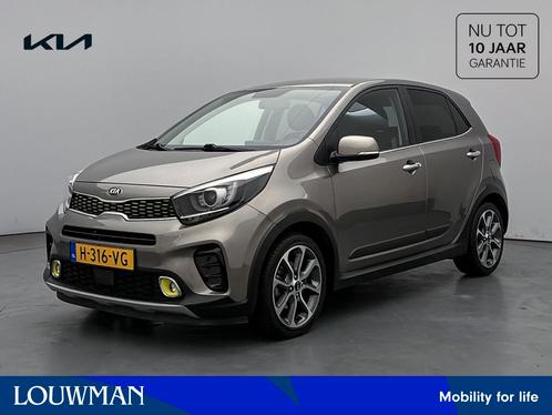 Kia Picanto 1.0 T-GDI X-Line | 100 PK | Navigatie | Leder |, Auto's, Kia, Bedrijf, Te koop, Picanto, ABS, Achteruitrijcamera, Airbags