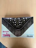 Witte Manton de Manila met bloemen - verzamelobject, Ophalen of Verzenden