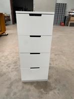 Ikea nordli ladekast wit, Huis en Inrichting, Kasten | Ladekasten, Ophalen, Minder dan 50 cm, Gebruikt, 3 of 4 laden