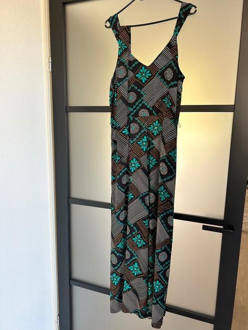 King Louie maat 40 retro zomer jumpsuit 2337, Kleding | Dames, Jumpsuits, Zo goed als nieuw, Maat 38/40 (M), Zwart, Ophalen of Verzenden