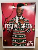 Opposuits kerstpak Festive Green maat 52, Kleding | Heren, Ophalen of Verzenden, Zo goed als nieuw, Maat 52/54 (L), Groen