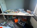 Solide  bureau 100x200, Ophalen, Gebruikt, Bureau