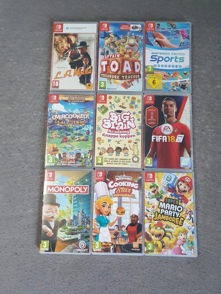 Nintendo Switch Games - Diverse Collectie!, Spelcomputers en Games, Games | Nintendo Switch, Zo goed als nieuw, Overige genres