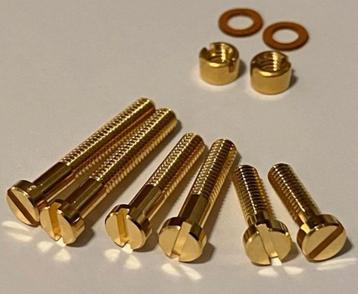 Cartridge Headshell Gold Plated Brass Screws Nuts Phono top beschikbaar voor biedingen