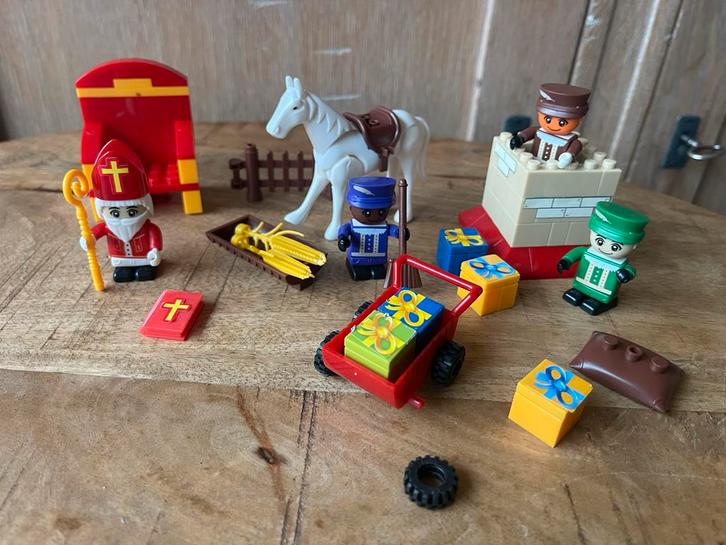 BanBao Sint & Pieten - Sinterklaas set past op Lego, Diversen, Sinterklaas, Gebruikt, Ophalen of Verzenden