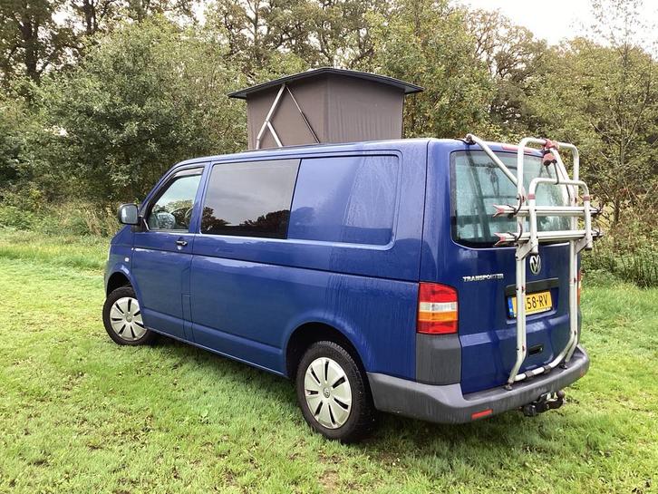 Volkswagen T5 Camper 2008 | 5 zitplaatsen, Auto's, Volkswagen, Particulier, Transporter, ABS, Achteruitrijcamera, Airconditioning