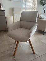 Draaibare stoel taupe, z.g.a.n., Ophalen, Bruin, Zo goed als nieuw, Eén