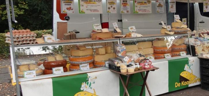 4 inklapbare Vitrines, Diversen, Rommelmarktspullen, Ophalen