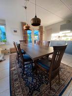 6 persoons eethoek, Huis en Inrichting, Complete eetkamers, Ophalen, Zo goed als nieuw, 4 tot 6 stoelen