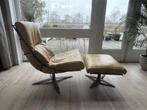 leren fauteuil, Huis en Inrichting, Ophalen, Gebruikt, Minder dan 75 cm, Design