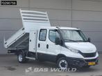 Iveco Daily 35C14 Kipper met Kist Dubbel Cabine Dubbellucht, Auto's, 2804 kg, Stof, Gebruikt, Euro 6