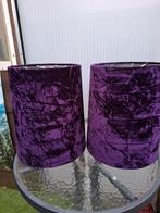 Paarse lampenkappen, Huis en Inrichting, Lampen | Lampenkappen, Ophalen, Gebruikt, Overige kleuren, 25 tot 50 cm
