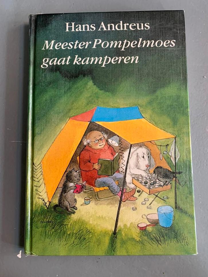 Meester pompelmoes gaat kamperen - Hans Andreus, Boeken, Kinderboeken | Jeugd | onder 10 jaar, Gelezen, Ophalen of Verzenden