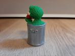 Sesamstraat Oscar poppetje met appel, Verzamelen, Poppetjes en Figuurtjes, Ophalen of Verzenden