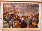 Historische schoolplaat Willem I in Scheveningen, Ophalen of Verzenden, Geschiedenis