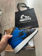 Nike Air Jordan 1 Mid Hyper Royal Blue Black Blauw Maat EU39, Nieuw, Jordan, Blauw, Sneakers of Gympen